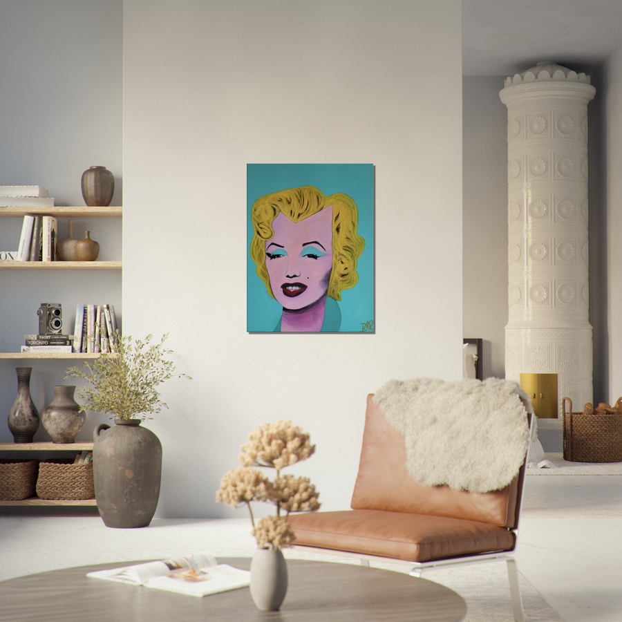 Marilyn Monroe NFT with Original Painting by: DANIEL SCHACHNER